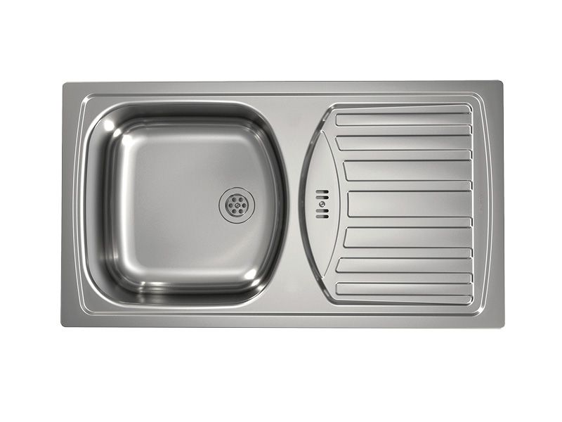 Pomivalno korito BASIC 150 z odcejalno površino, 780x435