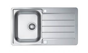 Pomivalno korito LINE MAX 20 z odcejalno površino, vsadno, 860x500