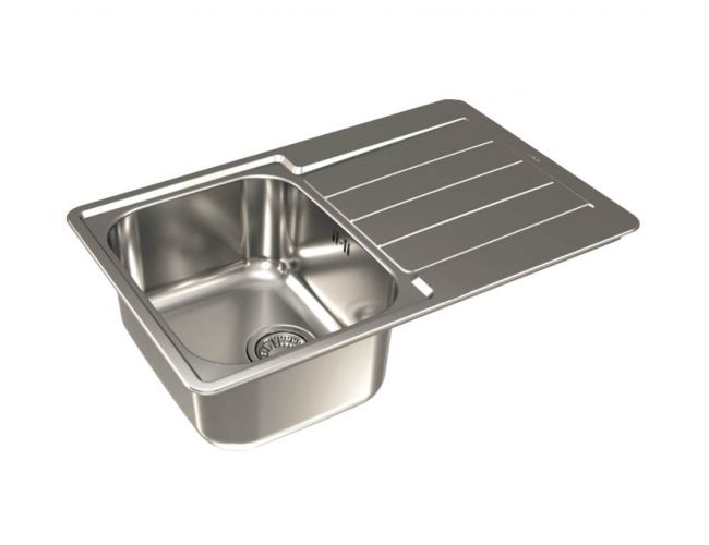 3D model Alveus kuhinjskega korita z odcejalnikom 