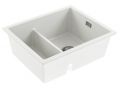 Beli dvojni pomivalnik iz granitala - 3D model