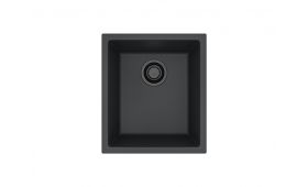 Granital pomivalno korito OMNI 10 - BLACK EDITION, črno, enojno, vsadno ali podpultno, 400x450