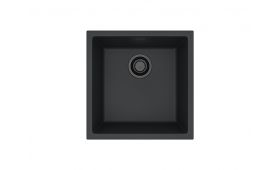 Granital pomivalno korito OMNI 20 - BLACK EDITION, črno, enojno, vsadno ali podpultno, 450x450
