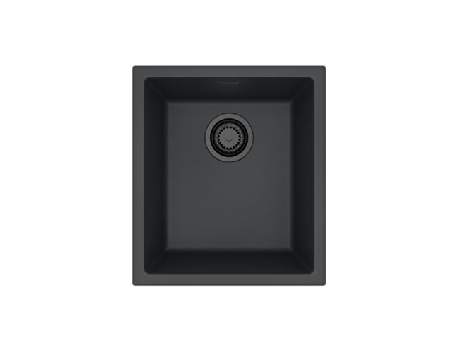 Granital pomivalno korito OMNI 10 - BLACK EDITION, črno, enojno, vsadno ali podpultno, 400x450