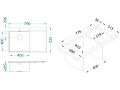 Dimenzije pomivalnika Pure 40