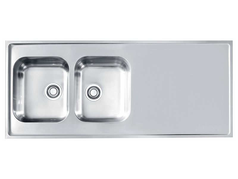 Dvojno pomivalno korito CLASSIC PRO 110 z odcejalnikom, 1400x600