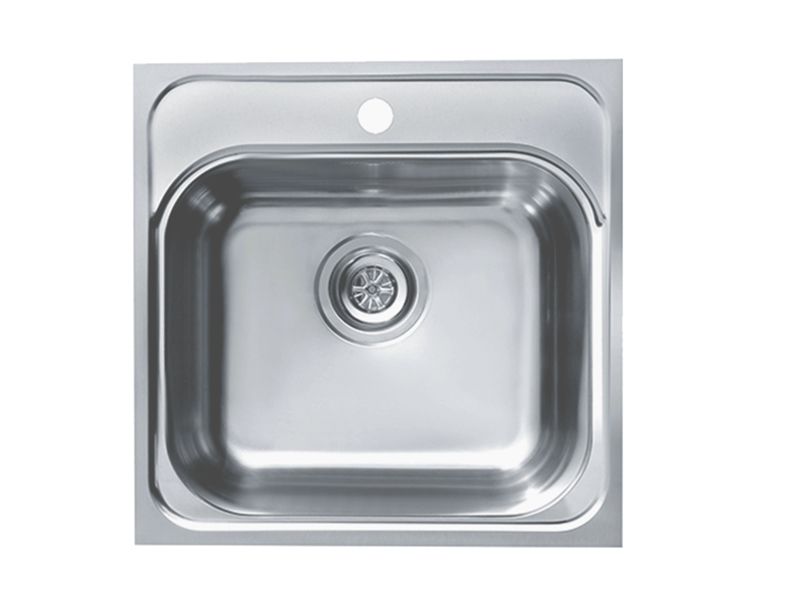 Pomivalno korito BASIC 140, enojno, vsadno, 465x465x185