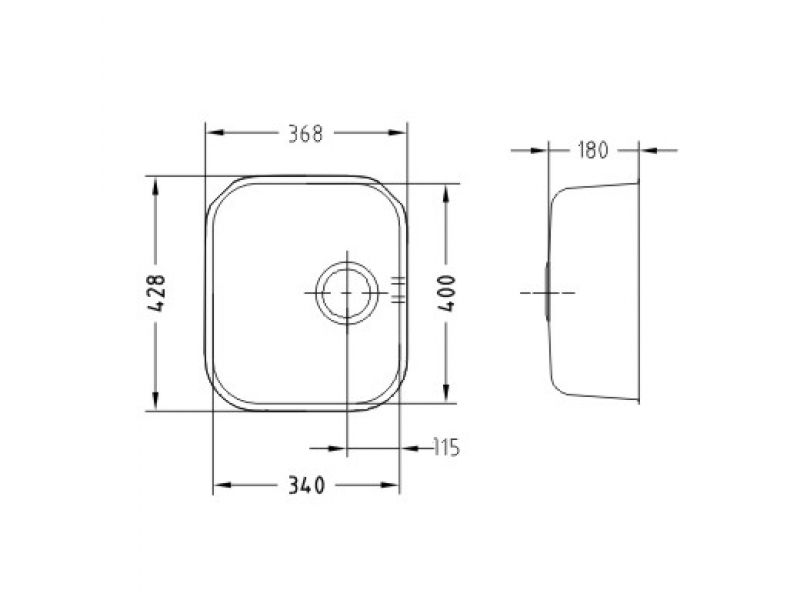 Dimenzij epomivalnika Variant 40 Alveus